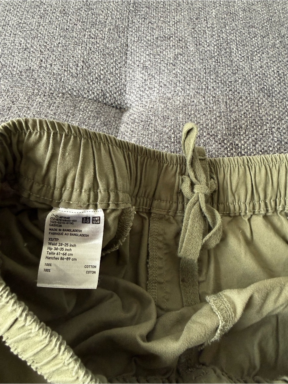 Uniqlo Women's cotton relaxed ankle pants - Picture 4 of 5